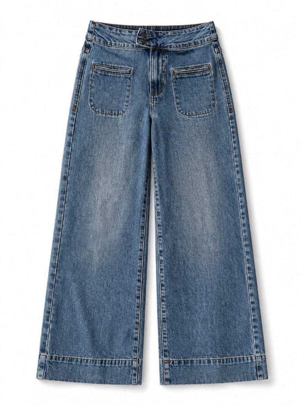 NWT Habitual Shay High Rise Wide Leg Jeans | Size 25 Utility Patch Pocket Denim
